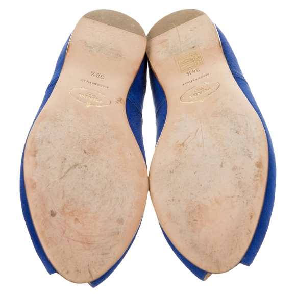 Prada suede flats with peep toe - Picture 4 of 5